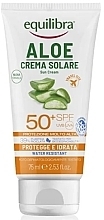 Солнцезащитный крем - Equilibra Aloe Sun Cream SPF50+ — фото N1