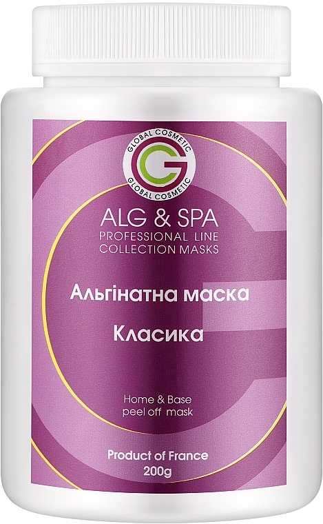 Альгінатна маска "Класика" - ALG & SPA Professional Line Collection Masks Home & Base Peel Off Mask — фото N2