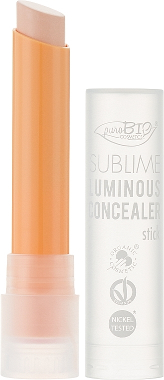 Консилер для лица, в стике - PuroBio Cosmetics Sublime Luminous Concealer Stick — фото N2