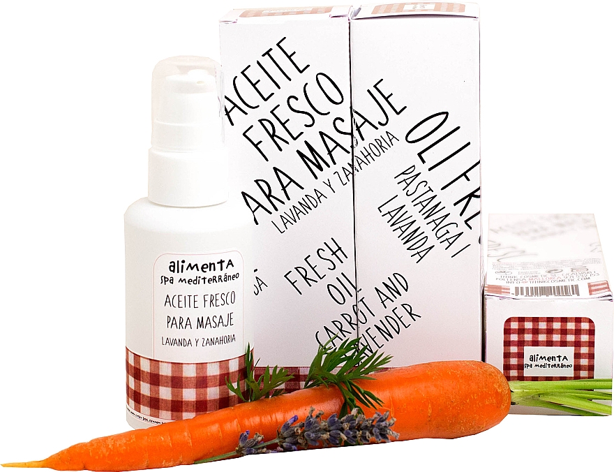 Олія для тіла "Лаванда і морква" - Alimenta Spa Mediterraneo Fresh Oil Carrot & Lavender — фото N1