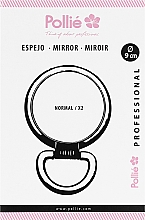 Зеркало двойное с ручкой, маленькое, 06620 - Eurostil — фото N3