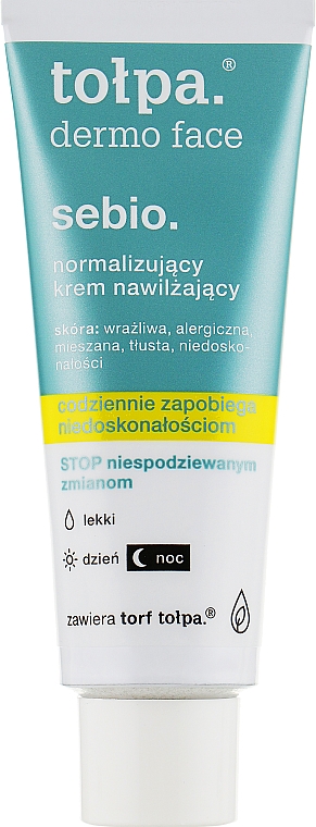 Матувальний крем для обличчя - Tolpa Dermo Sebio Face Cream