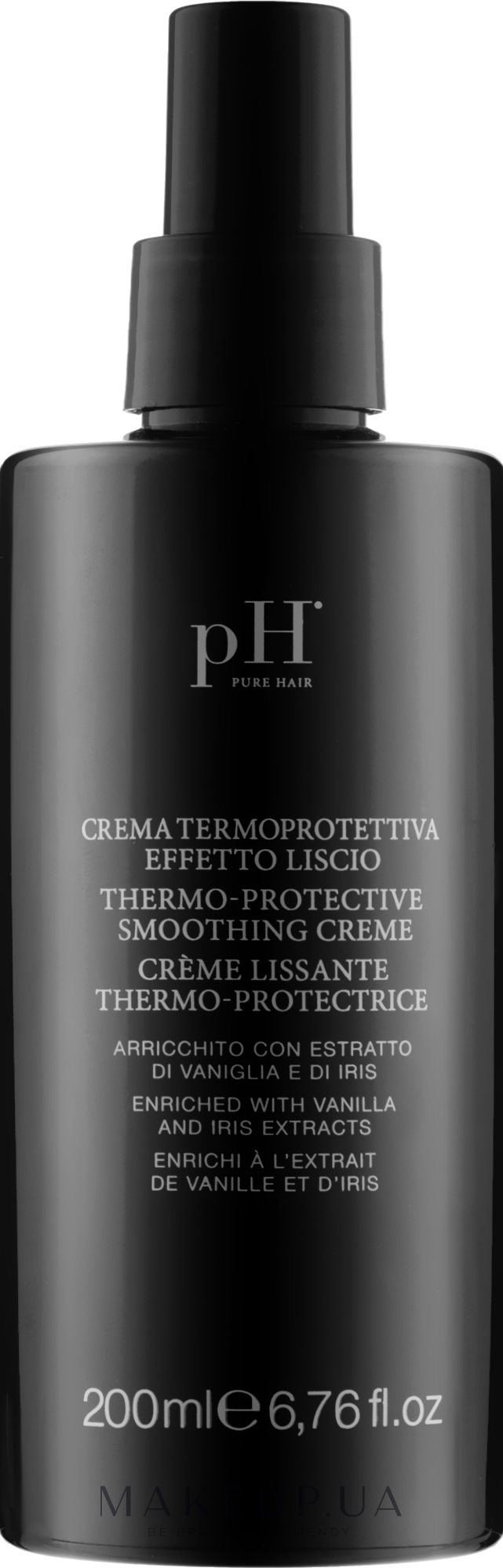 Термозахисний крем для гладкості волосся - Ph Laboratories pH Flower Cream — фото 205ml