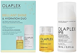 Набор - Olaplex Brilliant Shine & Hydration Duo (h/oil/30ml + h/mask/100ml) — фото N1