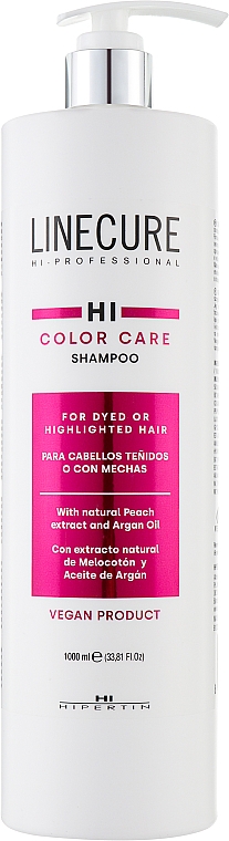 Шампунь для фарбованого волосся - Hipertin Linecure Vegan Color Care Shampoo — фото N3