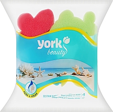 Набор из 4 красочных банных губок "Baby" - York — фото N1