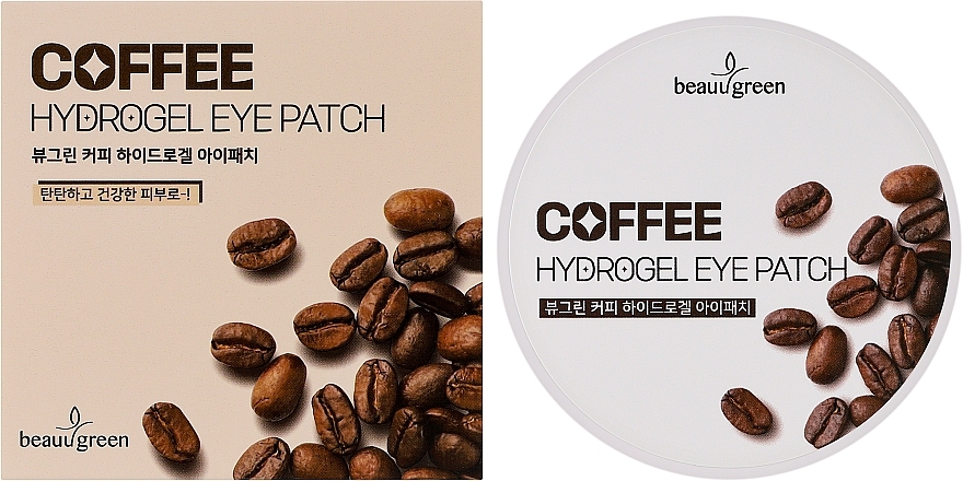 Тонізувальні гідрогелеві патчі з кофеїном - Beauugreen Coffee Hydrogel Eye Patch — фото N2