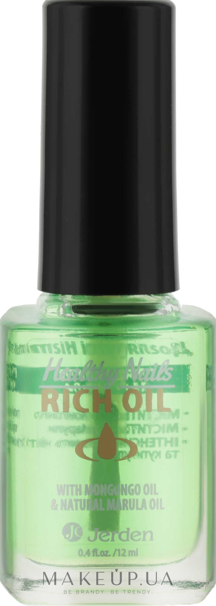 Олія для кутикули та нігтів з олією монгонго і марули № 162 - Jerden Healthy Nails Rich Oil — фото 12ml