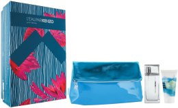 Парфумерія, косметика Kenzo l'eau Par Kenzo Pour Femme - Набір (edt/50ml + гель/50ml + bag)