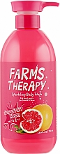 Парфумерія, косметика Гель для душу "Грейпфрут" - Farms Therapy Sparkling Body Wash Grapefruit