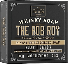 Мыло в картонной упаковке - Scottish Fine Soaps The Rob Roy Whisky Soap In a Carton — фото N1