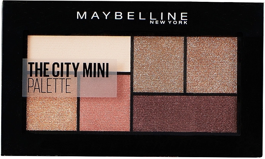 Палитра теней для век - Maybelline New York The City Mini Palette — фото N1