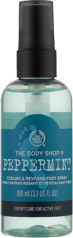 Спрей для ніг - The Body Shop Peppermint Cooling & Reviving Foot Spray — фото N1