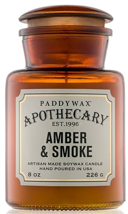 Paddywax Apothecary Amber & Smoke - Ароматична свічка — фото N1