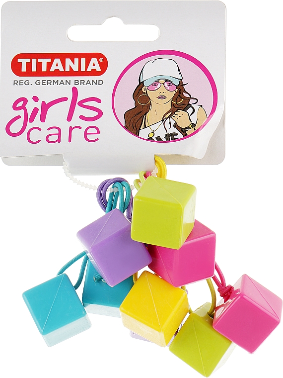 Резинки для волос "Cube", 5 шт - Titania — фото N1