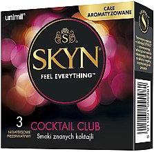 Презервативы, 3 шт. - Unimil Skyn Cocktail Club — фото N1