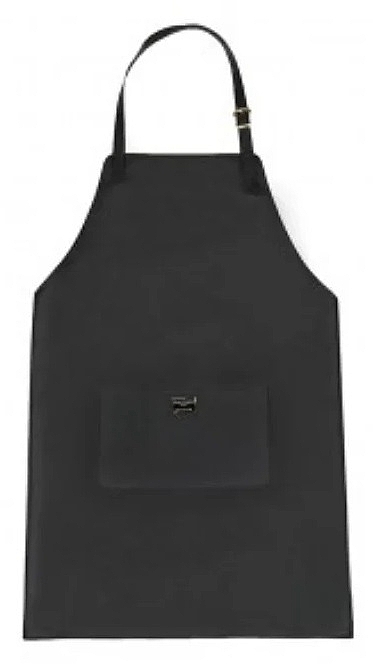 Фартук парикмахерский, черный - Balmain Couleurs Couture Leather Apron Black — фото N1