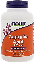 Парфумерія, косметика Каприлова кислота, 600 мг - Now Foods Caprilyc Acid