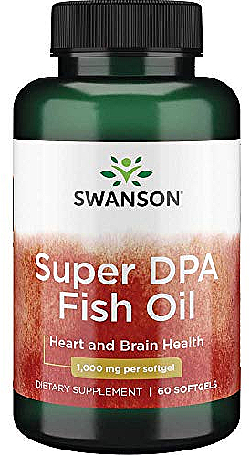 Харчова добавка "Риб'ячий жир", 60 капсул - Swanson Super Dpa Fish Oil — фото N1