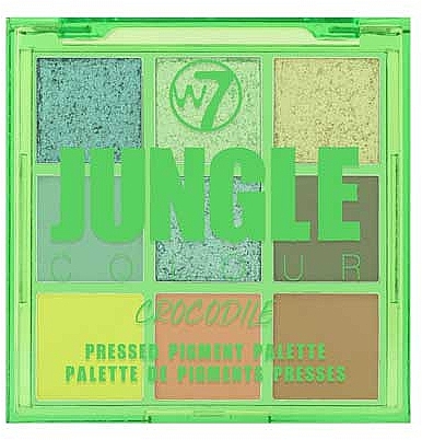 Палетка теней для век - W7 Pressed Pigment Palette Jungle Colour — фото N1
