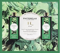 Духи, Парфюмерия, косметика Набор - Phytorelax Laboratories The Floral Ritual Green Tea (sh/gel/250ml + b/lot/250ml)