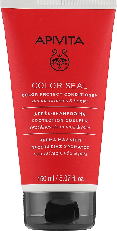 Кондиционер для окрашенных и мелированных волос - Apivita Color Protect Conditioner With Quinoa Proteins & Honey — фото N1