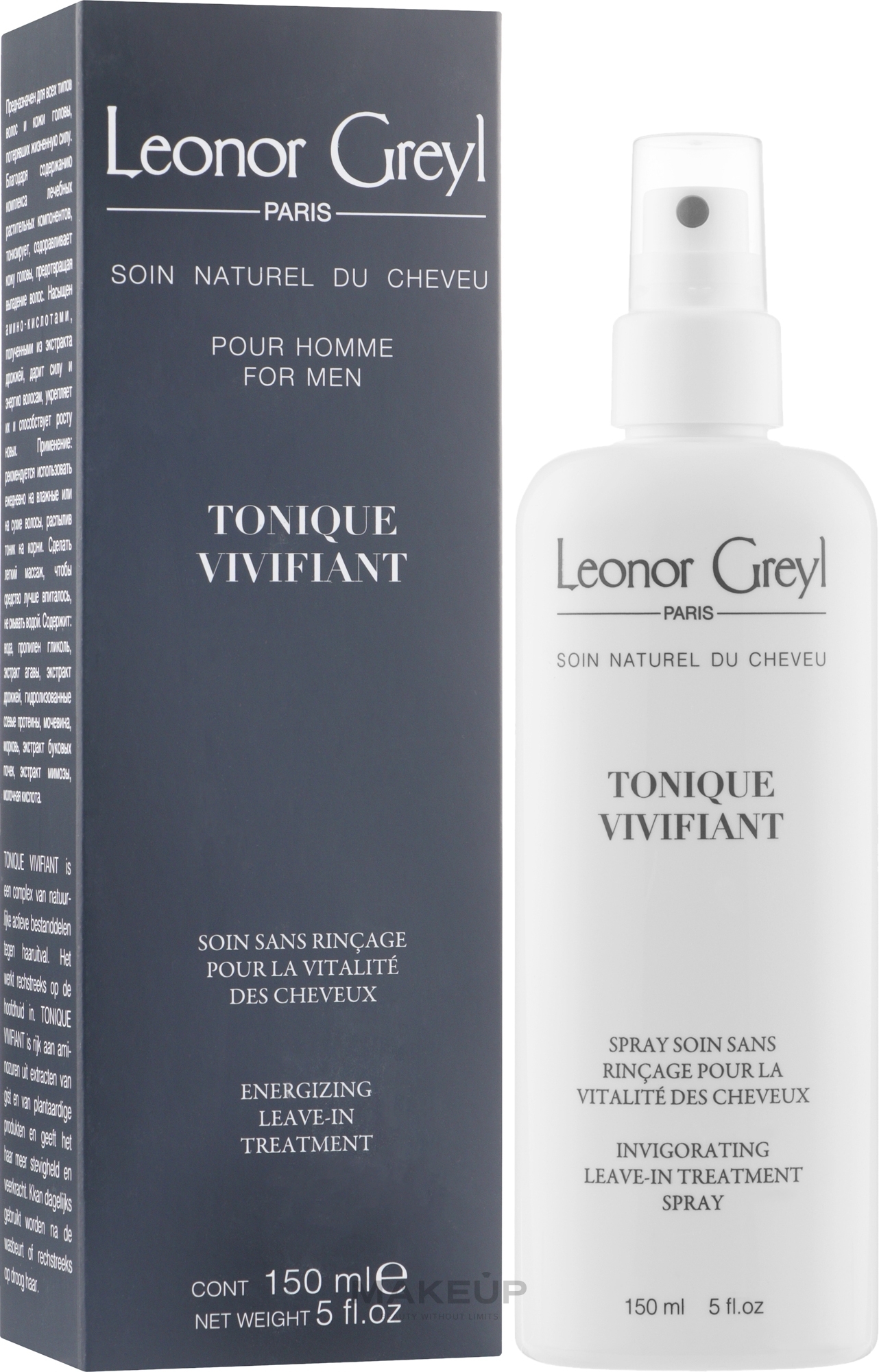 УЦЕНКА Тоник для мужчин от выпадения волос - Leonor Greyl Vitalizing Tonic Anti Hair Loss * — фото 150ml
