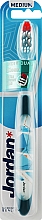 Духи, Парфюмерия, косметика Зубная щетка средняя Individual Clean, сине-голубая с рисунком - Jordan Individual Clean Medium