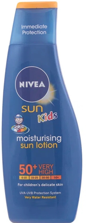 Лосьйон дитячий сонцезахисний SPF 50+ - NIVEA Sun Kids Moisturising Lotion SPF50 — фото N1