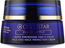 Духи, Парфюмерия, косметика Интенсивный крем для лица и шеи - Collistar Perfecta Plus Face and Neck Perfection Cream (тестер)