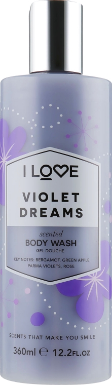 Гель для душу "Фіалкові мрії" - I Love Violet Dreams Body Wash — фото N1