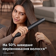  Стайлер для волосся, чорний - Philips Straightener Series 5000 BHS510/00 — фото N11