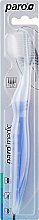 Парфумерія, косметика Зубна щітка з конічними щетинками, синя - Paro Swiss Toothbrush Medic