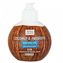 Парфумерія, косметика Гель для тіла, обличчя та волосся - Jus & Mionsh Coconut & Prebiotic Soothing Gel