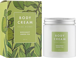 Крем для тіла з бергамотом і зеленим чаєм - Esse Home Body Cream Bergamot Green Tea — фото N2