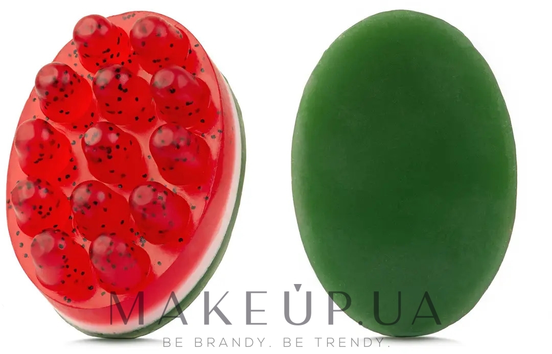 Антицеллюлитное массажное мыло "Арбуз" - BlackTouch Watermelon Slice Soap — фото 95g