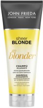 Парфумерія, косметика УЦЕНКА Шампунь для волосся освітлюючий - John Frieda Sheer Blonde Shampoo Go Blonder *