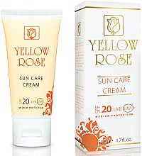 Парфумерія, косметика Антивіковий сонцезахисний крем SPF20 - Yellow Rose Sun Care Cream