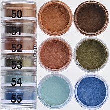 Парфумерія, косметика Розсипні тіні, піраміда, 6 кольорів - Cinecitta Pyramid Powder Eye Shadows №50-55