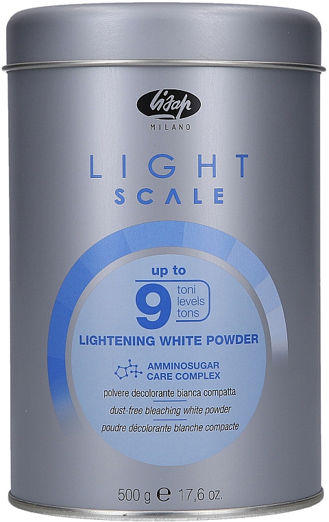 Порошок для осветления волос - Lisap Light Scale Up To 9 — фото N1
