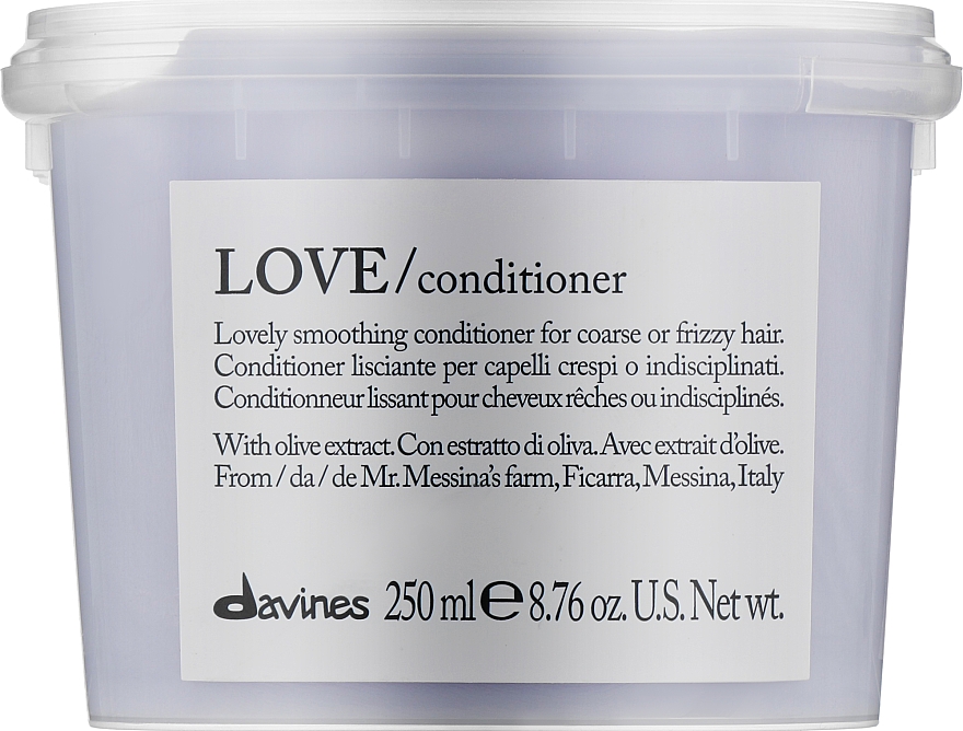 Кондиционер для разглаживания завитка - Davines Love Lovely Smoothing Conditioner — фото N2