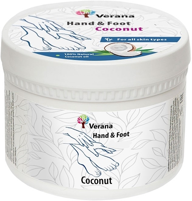 Скраб для рук и ног "Кокос" - Verana Hand & Foot Scrub Coconut — фото N1