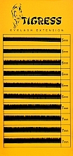 Духи, Парфюмерия, косметика Ресницы для наращивания 10 л, MIX черные, изгиб C, толщина 0.07мм, длина 5(3)*6(4)*7(3)мм - Tigress