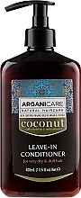 Несмываемый кондиционер для очень сухих и тусклых волос - Arganicare Coconut Leave-In Conditioner For Very Dry & Dull Hair — фото N1