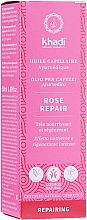 Духи, Парфюмерия, косметика Масло для интенсивного питания волос - Khadi Ayuverdic Rose Repair Hair Oil