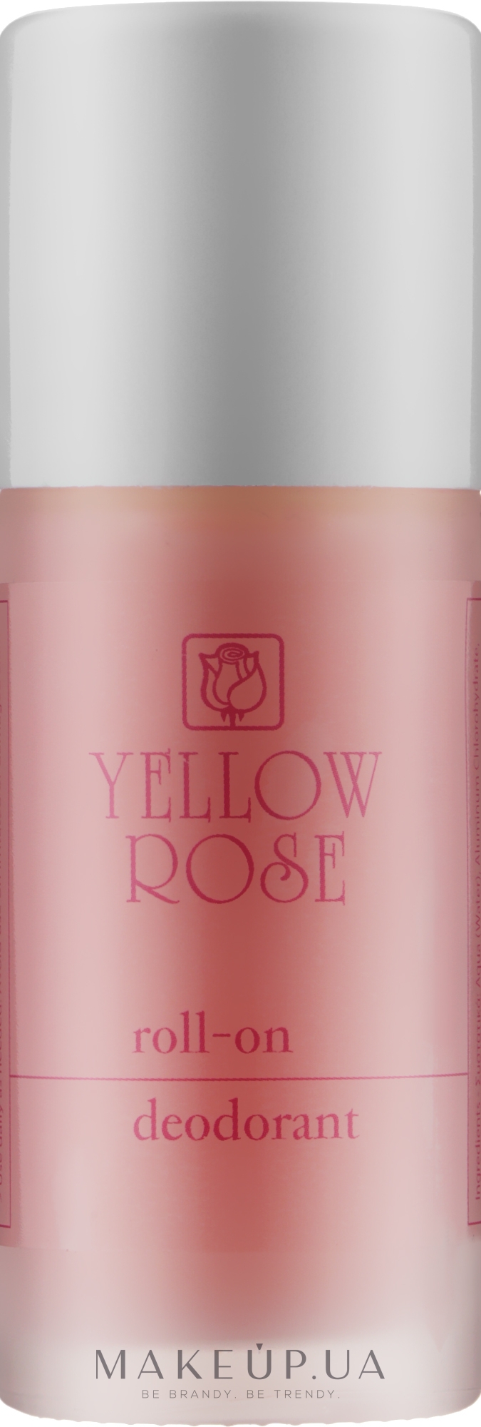 Кульковий дезодорант для жінок - Yellow Rose Deodorant Pink Roll-On — фото 50ml