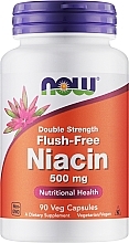 Диетическая добавка - Now Double Extra Strength Flush-Free Niacin 500 mg — фото N1