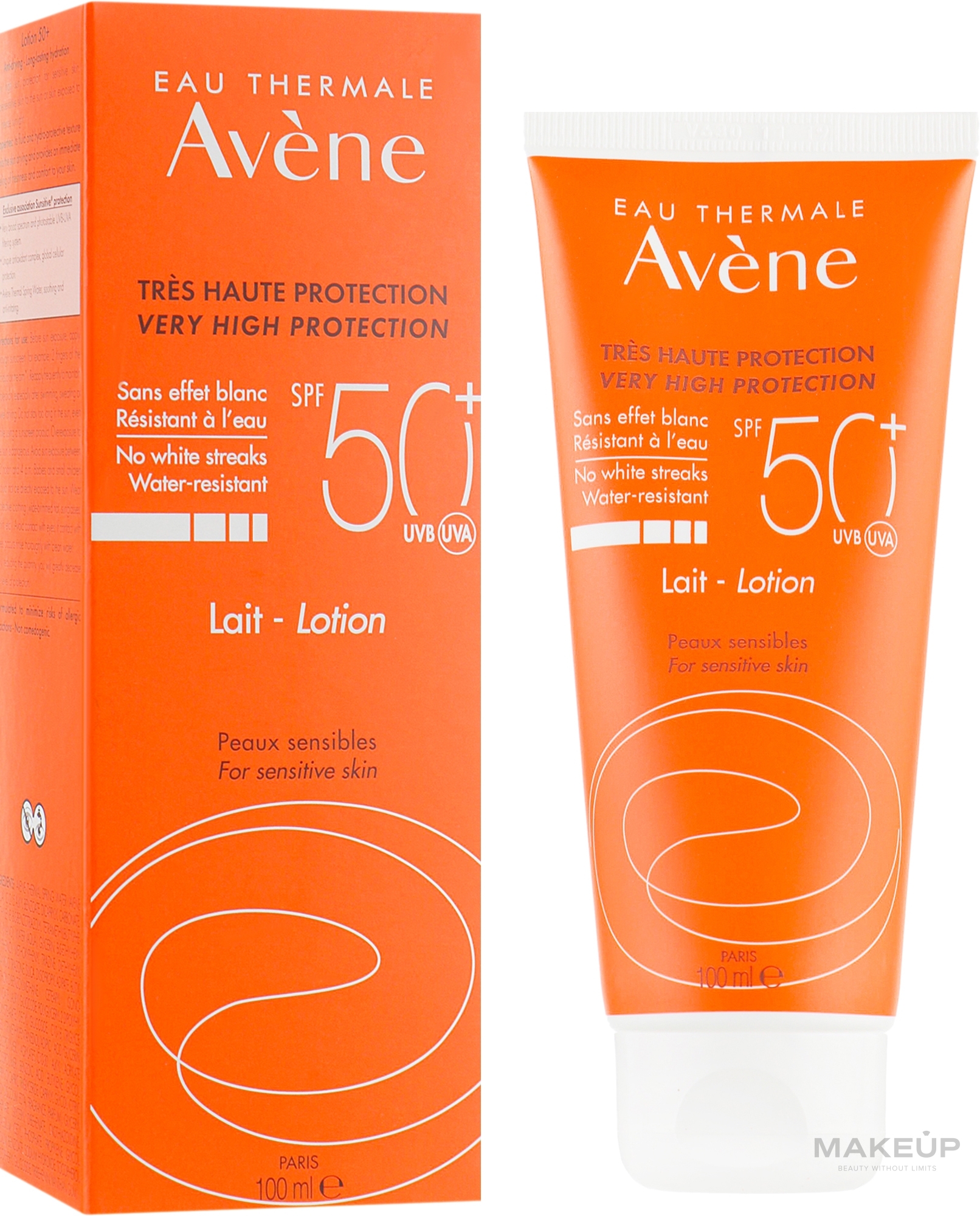 УЦІНКА Сонцезахисний лосьйон - Avene Eau Thermale Sun Very High Protection Lotion SPF50 * — фото 100ml