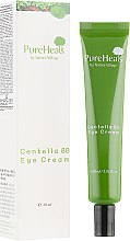 Духи, Парфюмерия, косметика Восстанавливающий крем для кожи вокруг глаз с экстрактом центеллы - PureHeal's Centella 80 Eye Cream