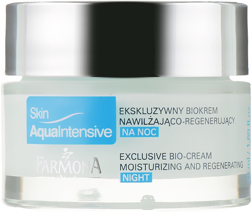 Крем для лица ночной увлажняющий - Farmona Skin Aqua Intensive Face Cream — фото N2